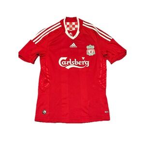LIVERPOOL‎ 2008/2010 HOME FOOTBALL SHIRT SOCCER JERSEY ADIDAS ADULT MEN'S SMALL